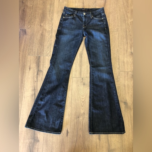 FIDELITY FAITH LOVE DEVOTION BOOT CUT DARK WASH JEANS - Picture 4 of 12